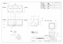 三菱電機 P-6020QCKP2-BK 施工説明書 納入仕様図 給気チャンバーユニット 納入仕様図1