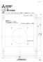 三菱電機 P-700T 施工説明書 納入仕様図 フード取付板 施工説明書2