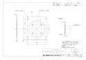 三菱電機 P-700T 施工説明書 納入仕様図 フード取付板 納入仕様図1