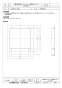 三菱電機 PS-23KF2 取扱説明書 施工説明書 納入仕様図 角形フランジ 片吸込形シロッコファン用 納入仕様図1