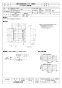 三菱電機 PS-25SMA3 取扱説明書 納入仕様図 有圧換気扇用電動式鋼板製シャッター　単相100V 納入仕様図1