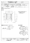 三菱電機 PS-25SMXA3 取扱説明書 納入仕様図 有圧換気扇用電動式ステンレス製シャッター 単相100V 納入仕様図1