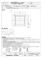 三菱電機 PS-40SHXA3-F 取扱説明書 施工説明書 納入仕様図 有圧換気扇用シャッター 納入仕様図1