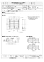 三菱電機 PS-50SMTA3 取扱説明書 納入仕様図 有圧換気扇用電動式鋼板製シャッター 単相200V 納入仕様図1