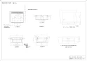 三菱電機 RE-321SR 取扱説明書 商品図面 施工説明書 IHクッキングヒーター ビルトイン型 レンジグリル 3口IH 商品図面1