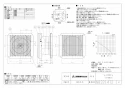 三菱電機 V-20PF3 取扱説明書 施工説明書 納入仕様図 パイプ用ファン エアパス用 納入仕様図1