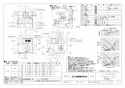 三菱電機 V-604KQE9 取扱説明書 施工説明書 納入仕様図 レンジフードファン深形 自然給気タイプ 納入仕様図1