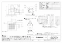 三菱電機 VD-07ZVC6 取扱説明書 施工説明書 納入仕様図 天井埋込形換気扇 納入仕様図1