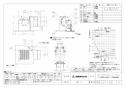 三菱電機 VD-08ZLXC13-C 取扱説明書 施工説明書 納入仕様図 天井埋込形換気扇  納入仕様図1