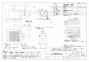 三菱電機 VD-10ZS13-BL 取扱説明書 施工説明書 納入仕様図 天井埋込形換気扇 納入仕様図1