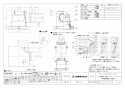 三菱電機 VD-10ZVEC6-FP 取扱説明書 施工説明書 納入仕様図 天井埋込形換気扇  納入仕様図1
