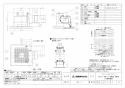 三菱電機 VD-13ZALC13 取扱説明書 施工説明書 納入仕様図 天井埋込形換気扇  納入仕様図1