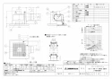 VD-13ZALC13 取扱説明書 施工説明書 納入仕様図 天井埋込形換気扇 低騒音人感センサー付 納入仕様図1