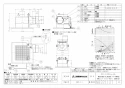 三菱電機 VD-13ZC13-BL 取扱説明書 施工説明書 納入仕様図 天井埋込形換気扇 納入仕様図1