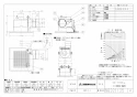 三菱電機 VD-13ZC13 取扱説明書 施工説明書 納入仕様図 天井埋込形換気扇 納入仕様図1