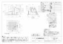 三菱電機 VD-13ZCC7-C 取扱説明書 施工説明書 納入仕様図 天井埋込形換気扇 納入仕様図1