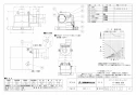三菱電機 VD-13ZEC13-FP 取扱説明書 施工説明書 納入仕様図 天井埋込形換気扇 納入仕様図1