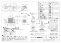 三菱電機 VD-13ZFCD13 取扱説明書 施工説明書 納入仕様図 天井埋込形換気扇 納入仕様図1