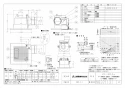 三菱電機 VD-13ZLC13 取扱説明書 施工説明書 納入仕様図 天井埋込形換気扇 納入仕様図1