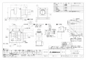 三菱電機 VD-13ZQMX4 取扱説明書 施工説明書 納入仕様図 天井埋込形換気扇 納入仕様図1