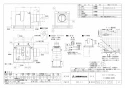 三菱電機 VD-13ZQMX4 取扱説明書 施工説明書 納入仕様図 天井埋込形換気扇 納入仕様図1