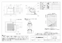 三菱電機 VD-13ZSC13 取扱説明書 施工説明書 納入仕様図 天井埋込形換気扇 納入仕様図1
