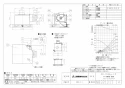 三菱電機 VD-15ZE13-FP 取扱説明書 施工説明書 納入仕様図 天井埋込形換気扇 納入仕様図1