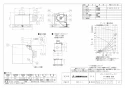 三菱電機 VD-15ZEP13-FP 取扱説明書 施工説明書 納入仕様図 天井埋込形換気扇 納入仕様図1