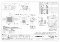 三菱電機 VD-15ZFFLC13 取扱説明書 施工説明書 納入仕様図 天井埋込形換気扇 納入仕様図1