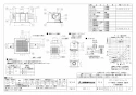 三菱電機 VD-15ZFLC13-S 取扱説明書 施工説明書 納入仕様図 天井埋込形換気扇 納入仕様図1