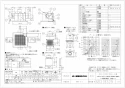 三菱電機 VD-15ZFVC5-HM 取扱説明書 施工説明書 納入仕様図 天井埋込形換気扇 納入仕様図1