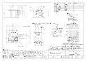 三菱電機 VD-15ZLC13-IN 取扱説明書 施工説明書 納入仕様図 天井埋込形換気扇 納入仕様図1