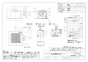 三菱電機 VD-15ZLX13-CS 取扱説明書 施工説明書 納入仕様図 天井埋込形換気扇  納入仕様図1