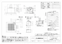 三菱電機 VD-15ZLX13-CS 取扱説明書 施工説明書 納入仕様図 天井埋込形換気扇  納入仕様図1