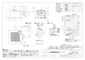 三菱電機 VD-15ZLXP13-CS 取扱説明書 施工説明書 納入仕様図 天井埋込形換気扇  納入仕様図1