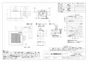 三菱電機 VD-15ZLXP13-CS 取扱説明書 施工説明書 納入仕様図 天井埋込形換気扇  納入仕様図1