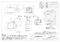 三菱電機 VD-15ZLXP13-X 取扱説明書 施工説明書 納入仕様図 天井埋込形換気扇 納入仕様図1