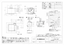 三菱電機 VD-15ZLXP13-X 取扱説明書 施工説明書 納入仕様図 天井埋込形換気扇 納入仕様図1