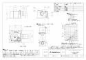 三菱電機 VD-15ZPC13-IN 取扱説明書 施工説明書 納入仕様図 天井埋込形換気扇 納入仕様図1