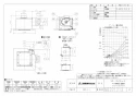 三菱電機 VD-15ZX13-X 取扱説明書 施工説明書 納入仕様図 天井埋込形換気扇 納入仕様図1