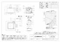 三菱電機 VD-15ZXP13-X 取扱説明書 施工説明書 納入仕様図 天井埋込形換気扇 納入仕様図1