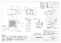 三菱電機 VD-18ZL13 取扱説明書 施工説明書 納入仕様図 天井埋込形換気扇 納入仕様図1