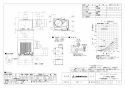 三菱電機 VD-18ZLX13-CS 取扱説明書 施工説明書 納入仕様図 天井埋込形換気扇  納入仕様図1