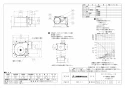 三菱電機 VD-20ZC13-IN 取扱説明書 施工説明書 納入仕様図 天井埋込形換気扇 納入仕様図1