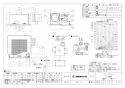 三菱電機 VD-23Z13 取扱説明書 施工説明書 納入仕様図 天井埋込形換気扇 納入仕様図1