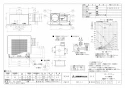 三菱電機 VD-23Z13 取扱説明書 施工説明書 納入仕様図 天井埋込形換気扇 納入仕様図1