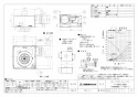 三菱電機 VD-23ZLX13-IN 取扱説明書 施工説明書 納入仕様図 天井埋込形換気扇 納入仕様図1