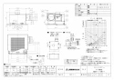 三菱電機 VD-23ZP13 取扱説明書 施工説明書 納入仕様図 天井埋込形換気扇 納入仕様図1