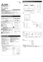 三菱電機 WD-240DK2 取扱説明書 施工説明書 納入仕様図 脱衣室暖房機 施工説明書1