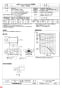三菱電機 BFS-150SX 納入仕様図 ストレートシロッコファン 厨房用 納入仕様図1
